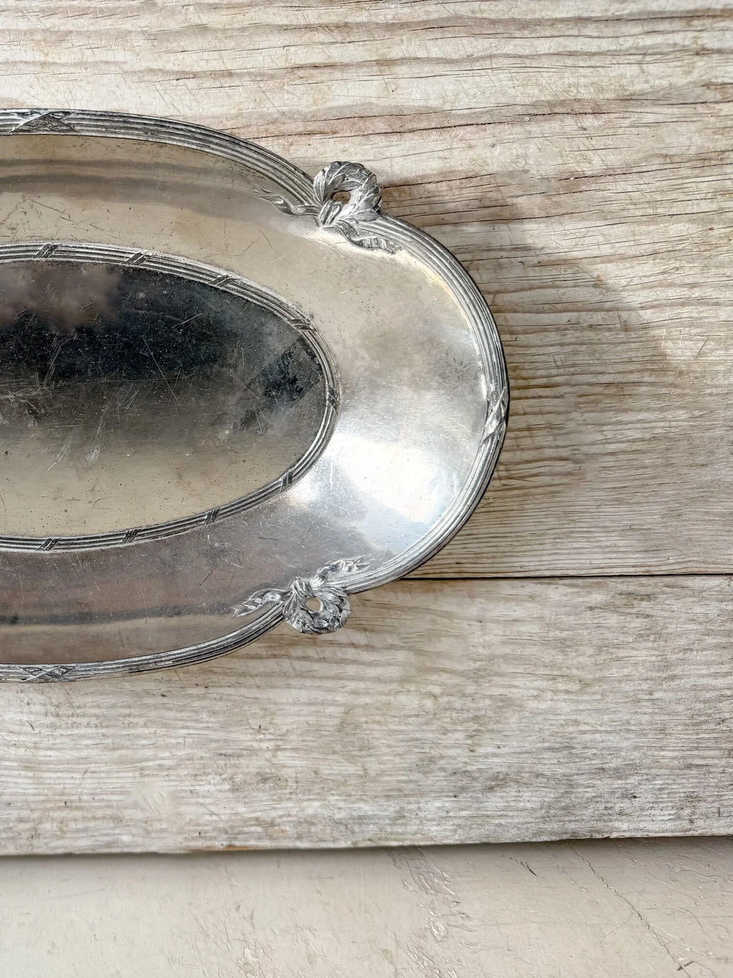 French Antique Christofle Gallia Silver-Plated Bread Basket Tray